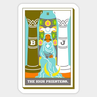 II - The High Priestess - Tarot Card Sticker